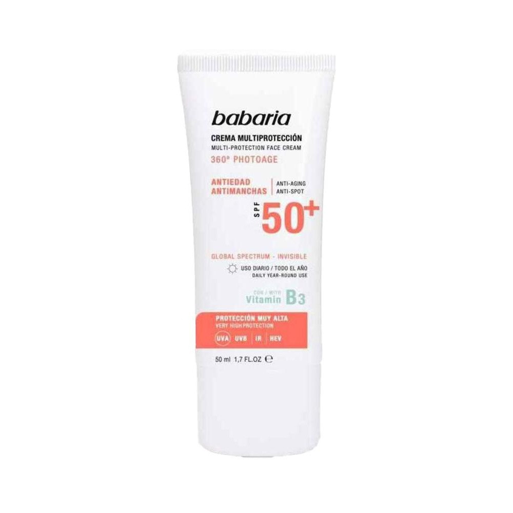 Babaria Crema Multiprotección Antiedad Antimanchas Spf+50 50Ml