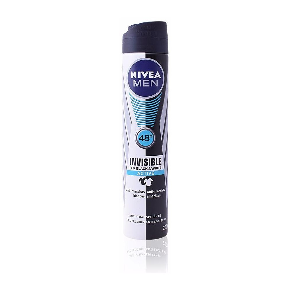 Men Black Y White Active Desodorante Vaporizador 200 Ml