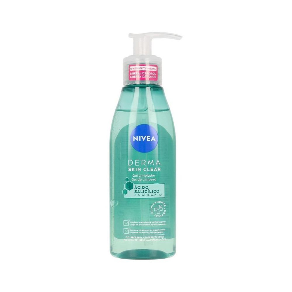 Nivea Derma Skin Clear Salicylic Acid Y Niacinamide Cleansing Gel 150Ml