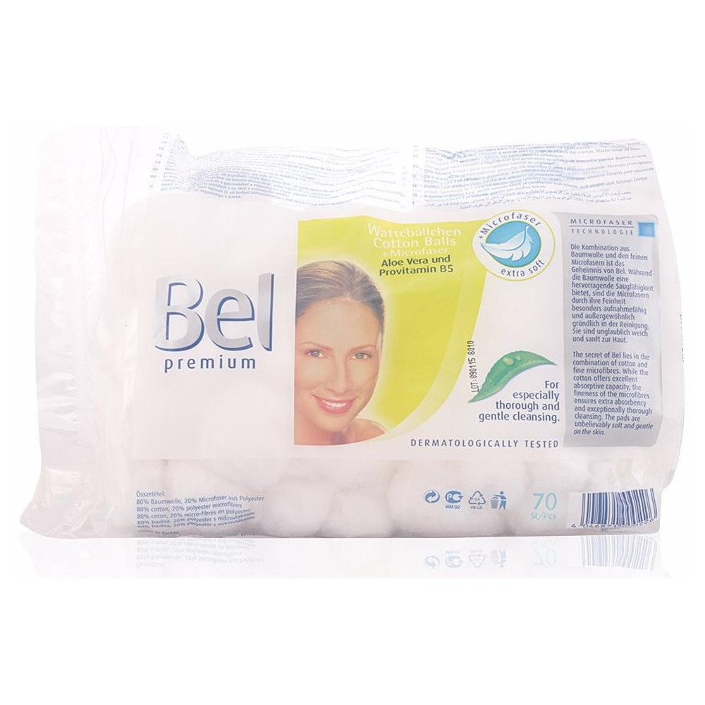 Hartmann Bel Premium Algodón Bolas 70Uds