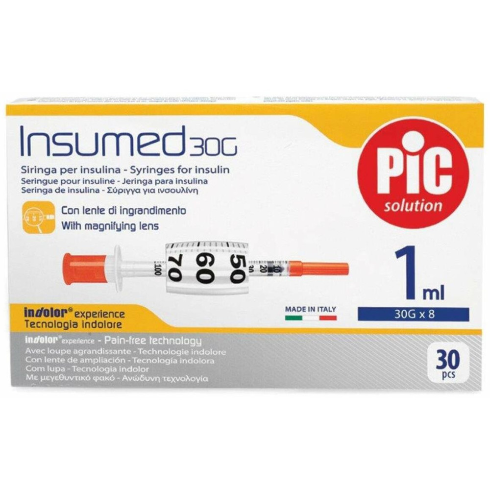 Insumed Pic Jeringa Con Aguja G25 1 Ml, 1 Unidad