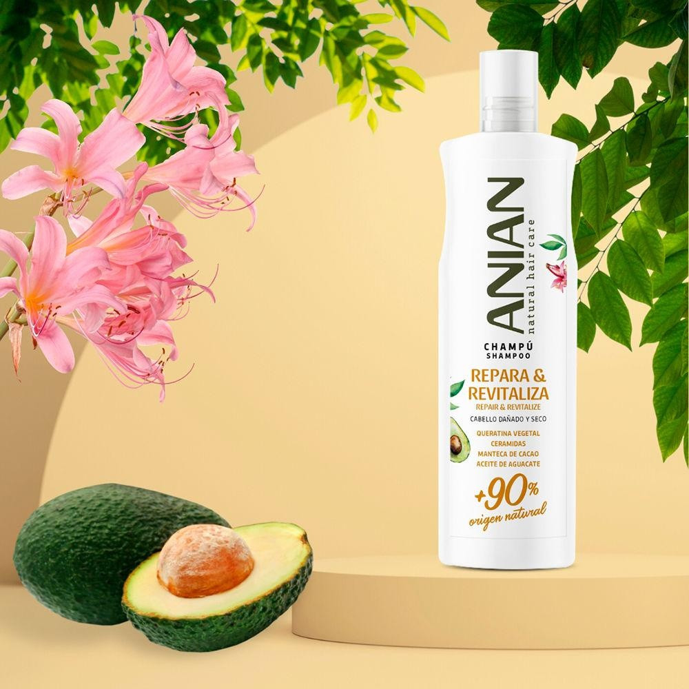 Anian Repara Y Revitaliza Champú Queratina Vegetal 400Ml