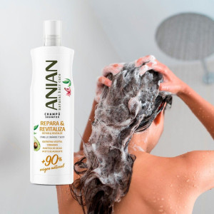 Anian Repara Y Revitaliza Champú Queratina Vegetal 400Ml