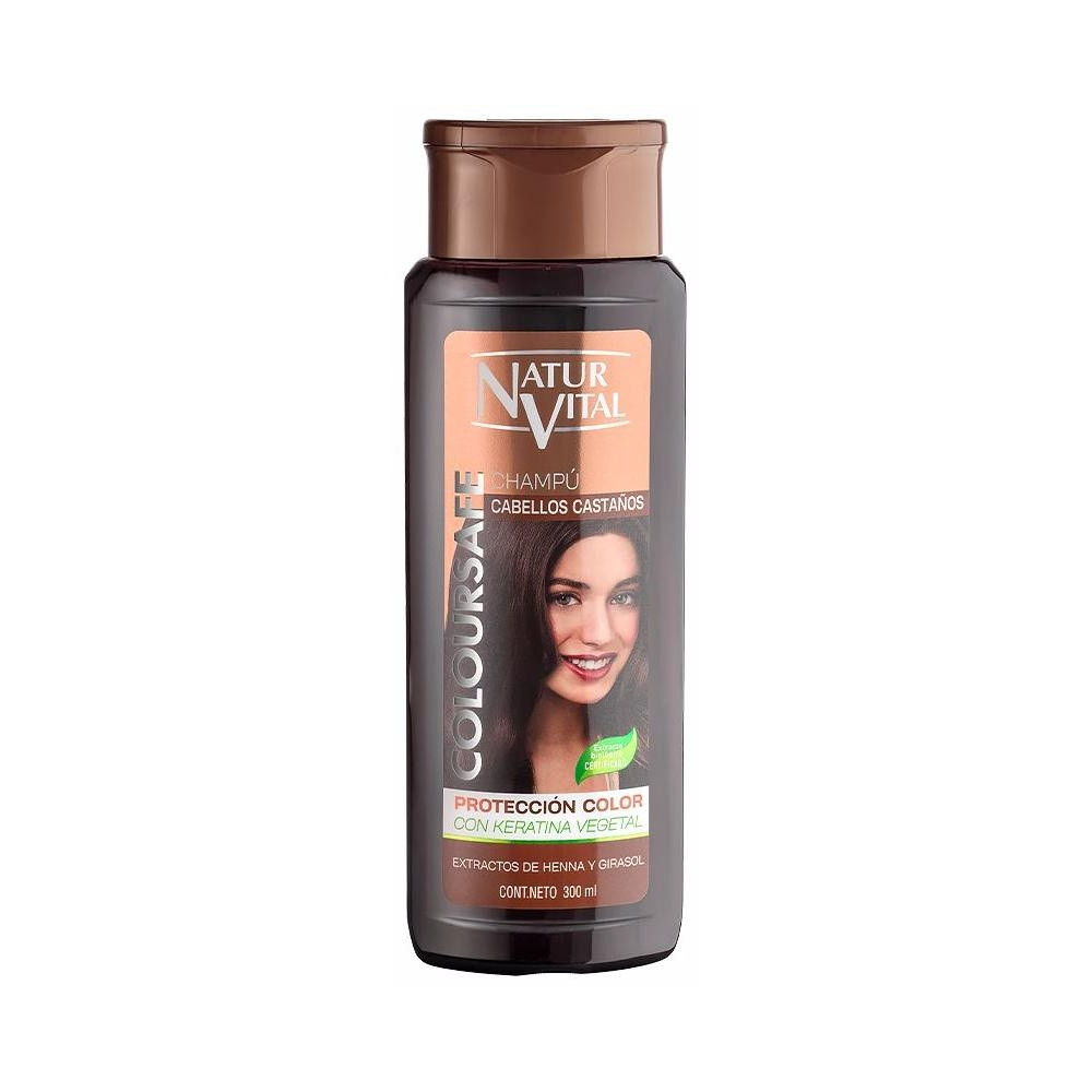 Naturvital Champu Color Castaño 300Ml