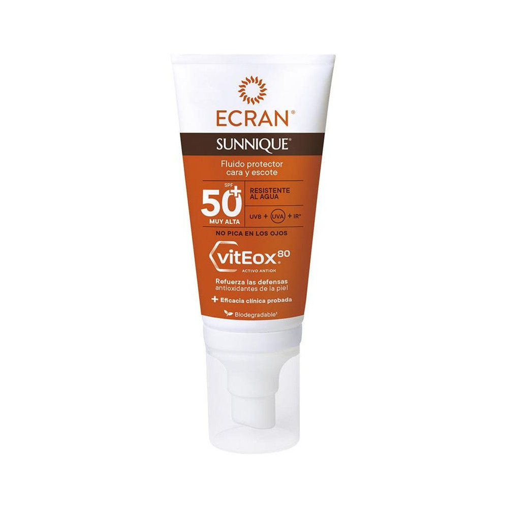 Ecran Sun Lemonoil Cara Escote Spf50+ Fluido Solar 50Ml