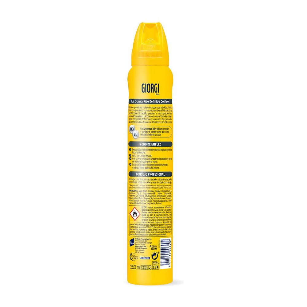 Rizo Definido Espuma Fijadora Método Curly Nº6 250 Ml