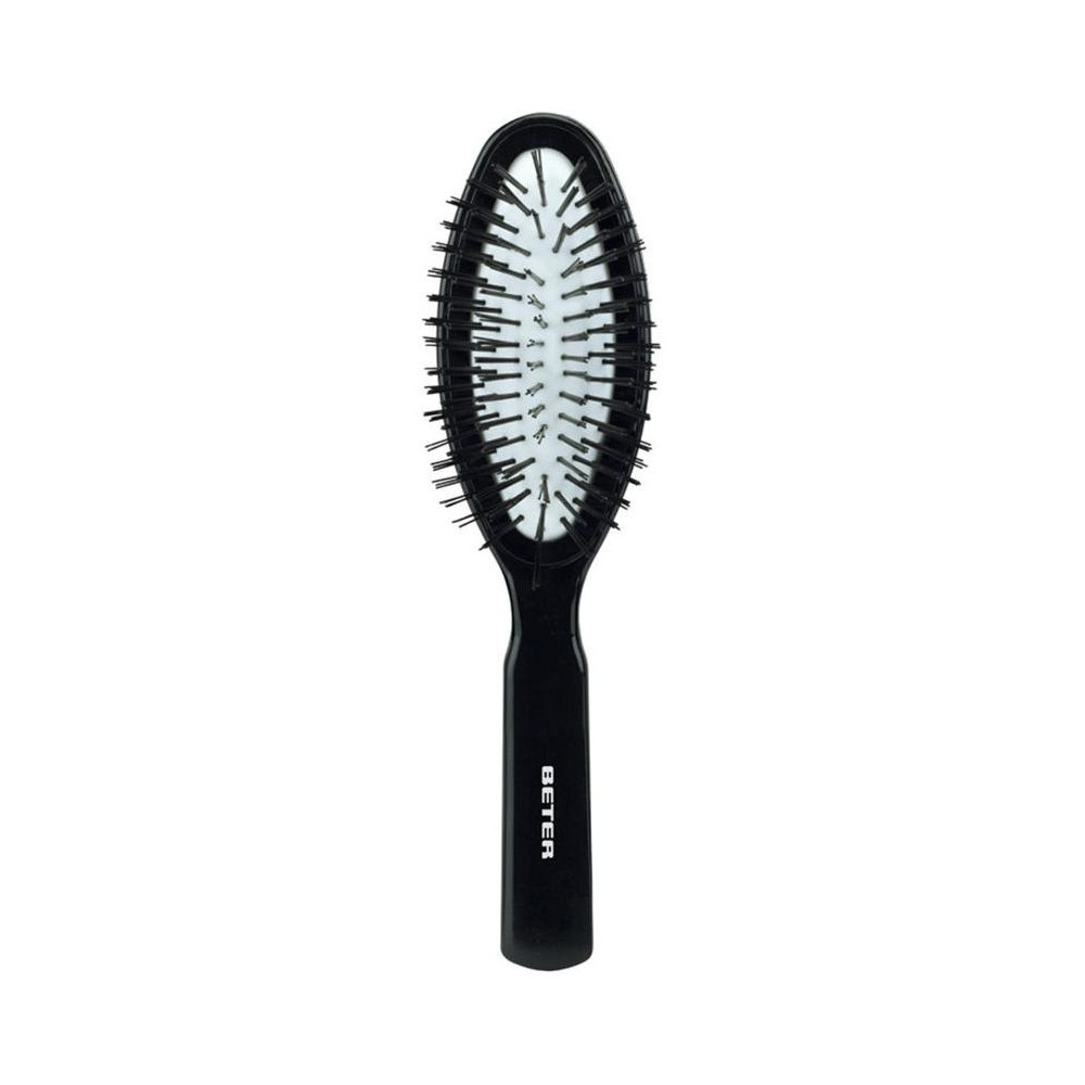 Cepillo Ovalado Neumático, Púas Nylon Negro 17,5 Cm 1 Pz
