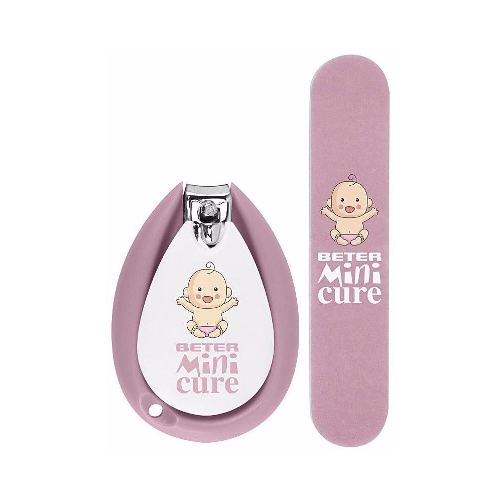 Beter Mini Cure Cuidado Uñas Bebés Rosa 2Uds