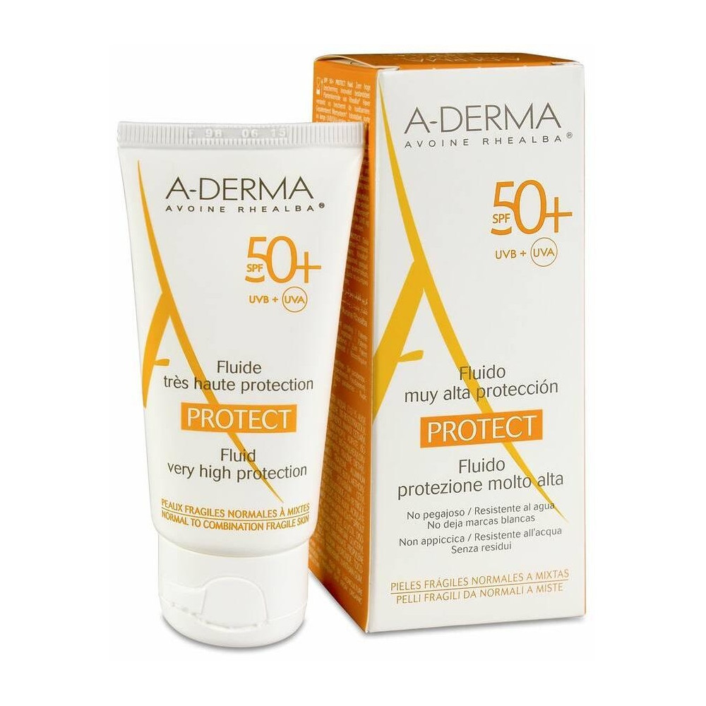 A-Derma Protect Fluido Solar Invisible Spf50+ 40Ml