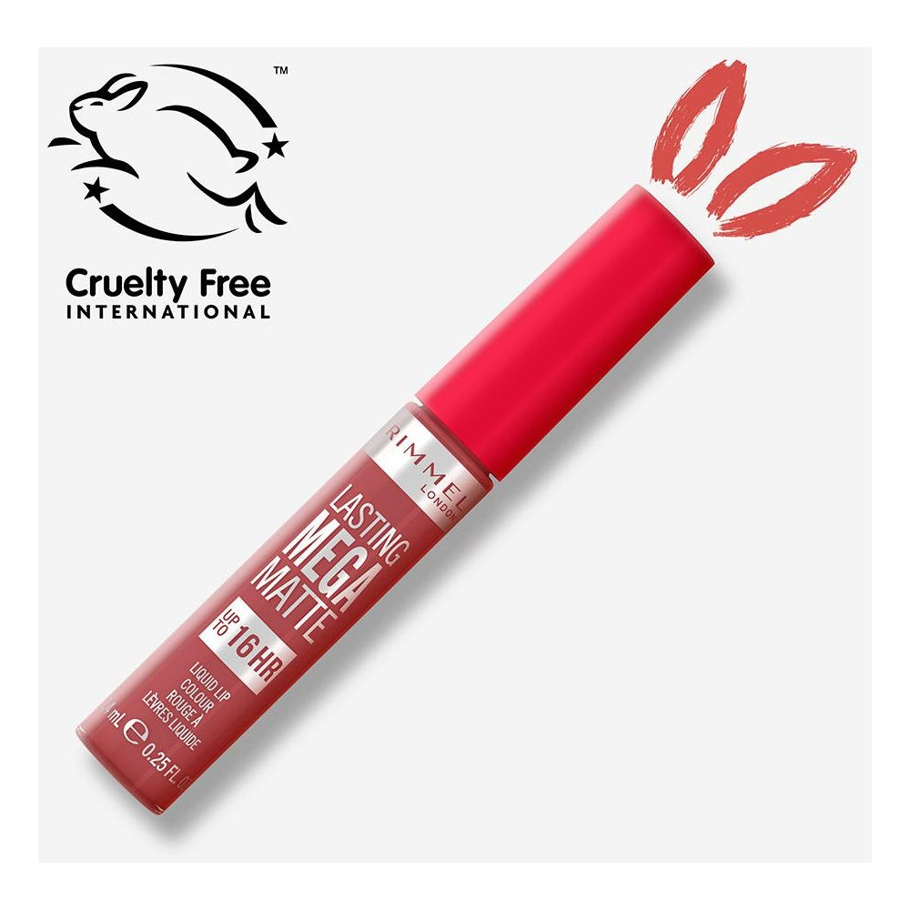 Rimmel Lasting Mega Matte Liquid Lip Colour 210 Rose Y Shine 7.4Ml