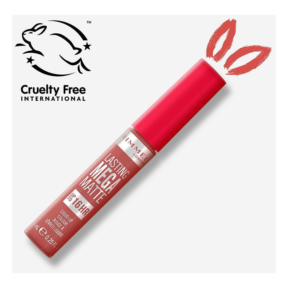 Rimmel Lasting Mega Matte Liquid Lip Colour 200 Pink Blink 7.4Ml