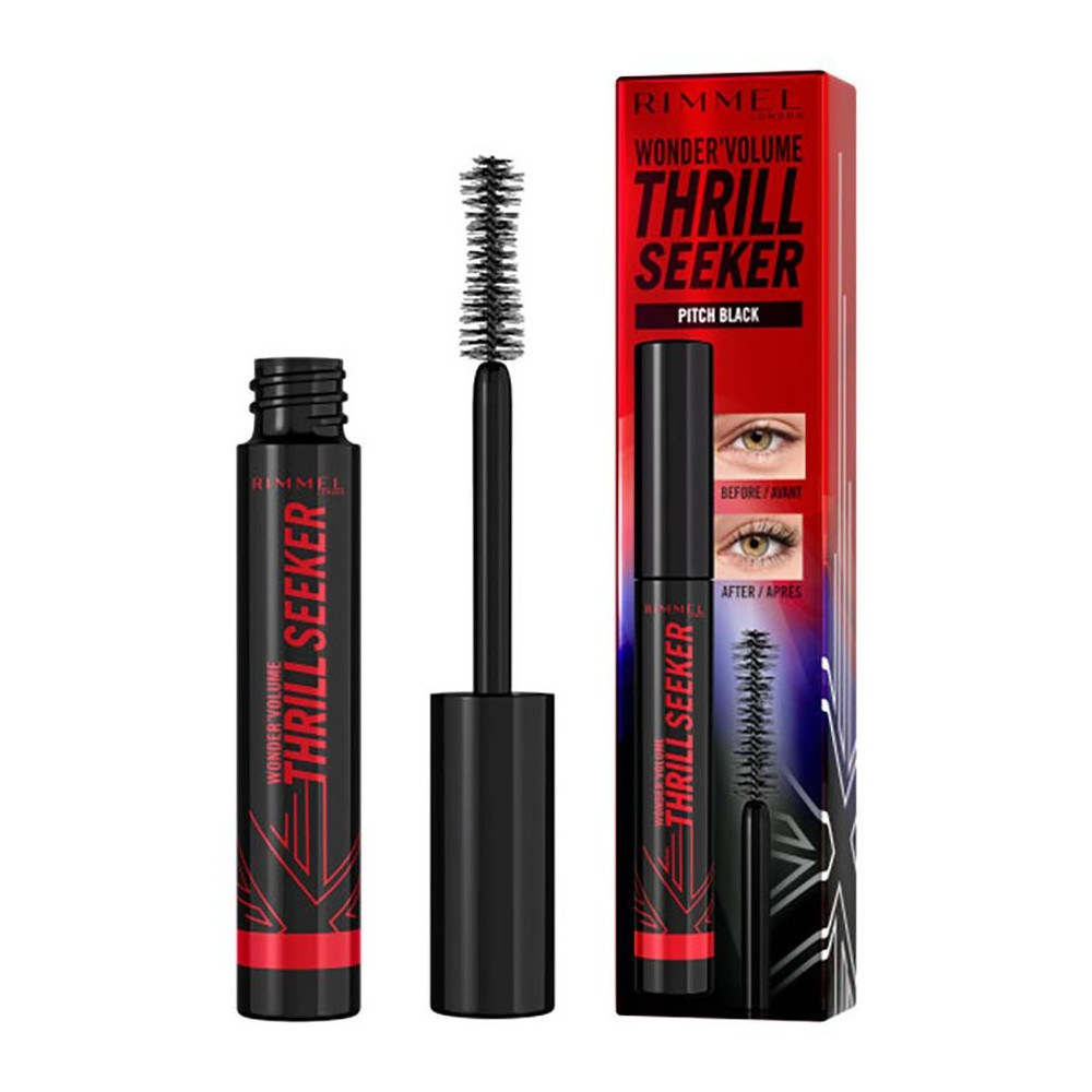 Wonder' Volume Thrill Seeker Máscara De Pestañas 004-Pitch Black 8 Ml