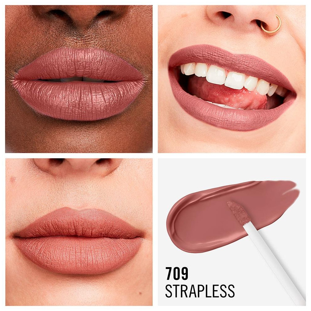Rimmel Lasting Mega Matte Liquid Lip Colour 709 Strapless 7.4Ml