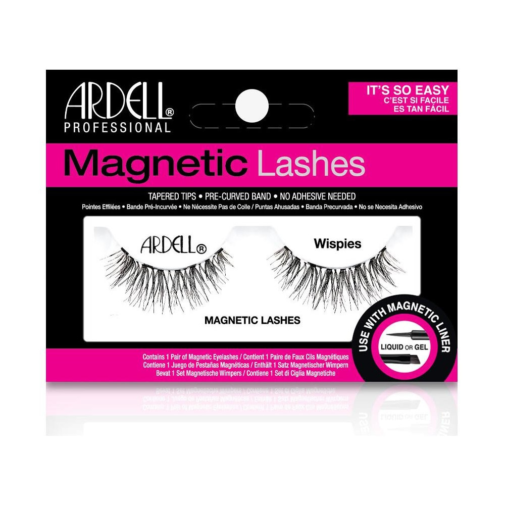 Ardell Magnetic Lashes Liner Lash Wispies Pestañas Postiz 1 Par
