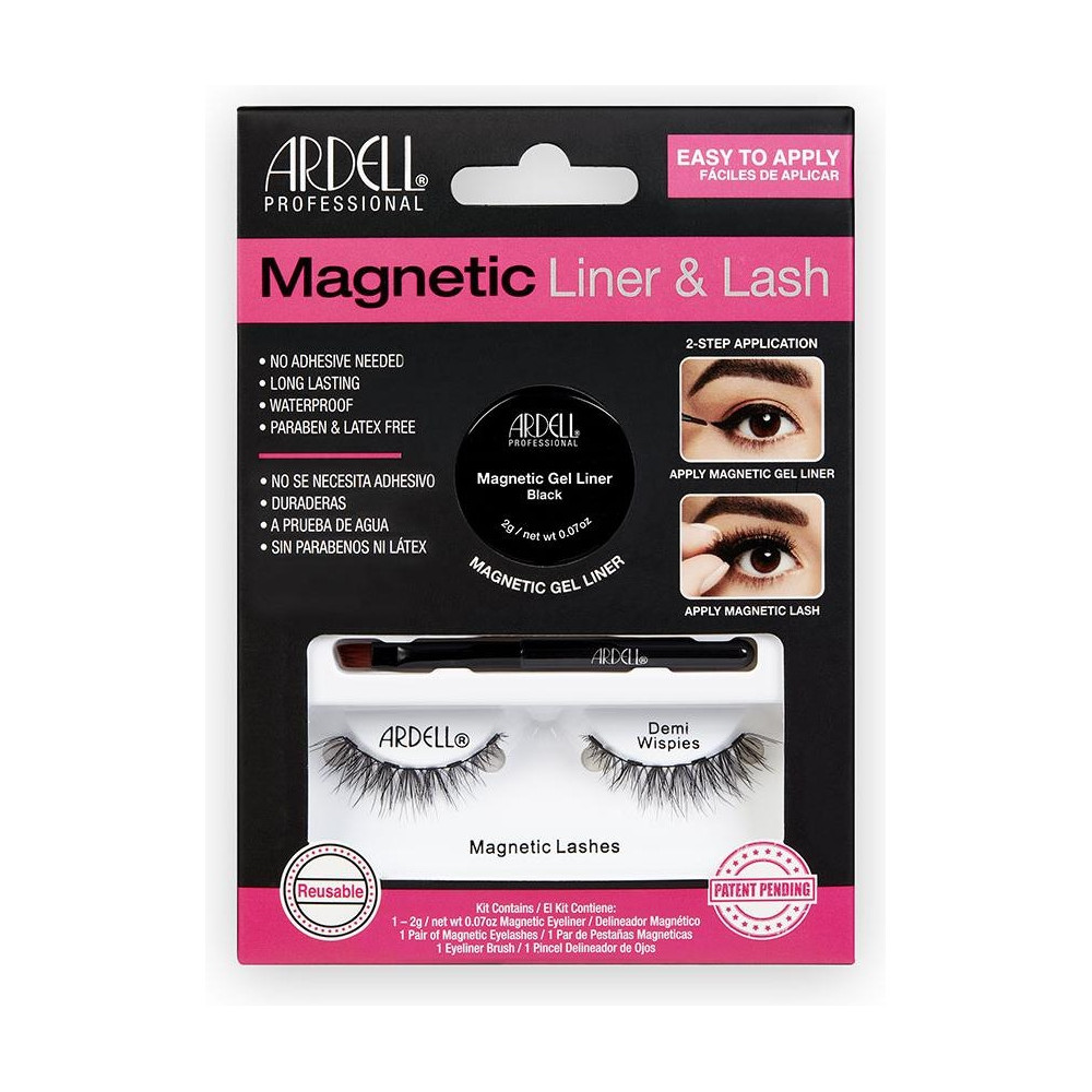Magnetic Liner Y Lash Demi Wispies Pestañas + Gel Liner 3 U