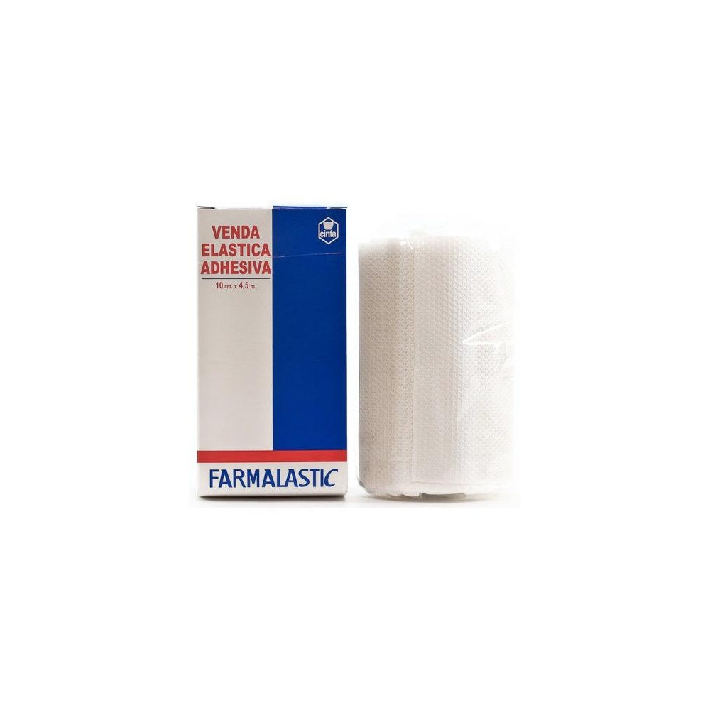 Farmalastic Venda Elástica Adhesiva 10 M X 4,5 Cm, 1 Ud