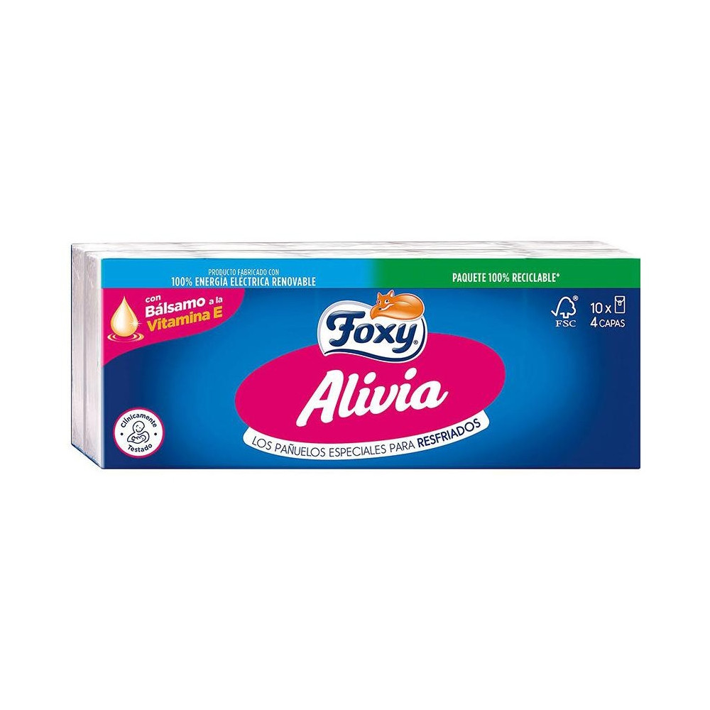 Alivia Pañuelos Cuidado Nasal 10 X 9 U