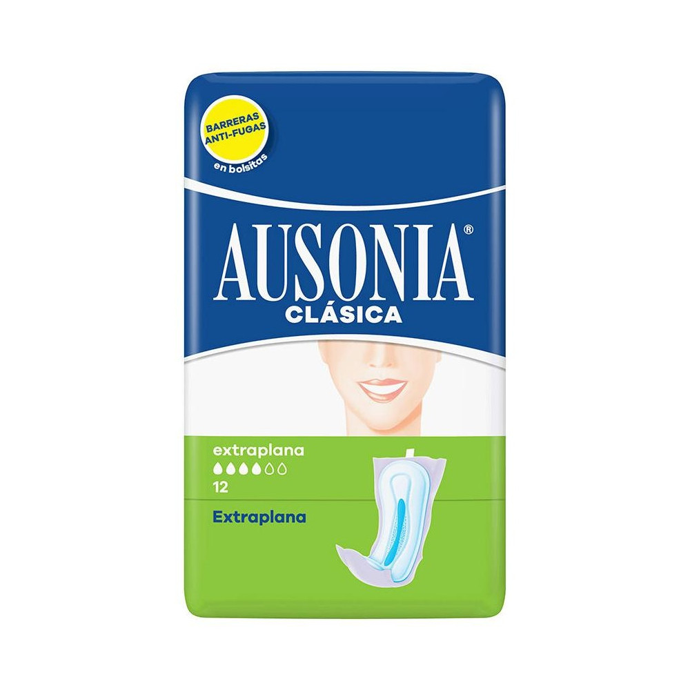 Ausonia Compresas Extraplana 12Uds