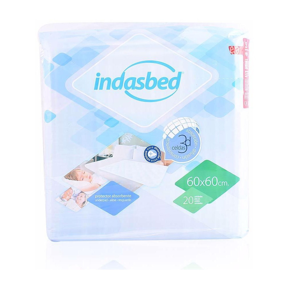 Indasbed Indasbed Protector Absorbente 60X60Cm 20Uds