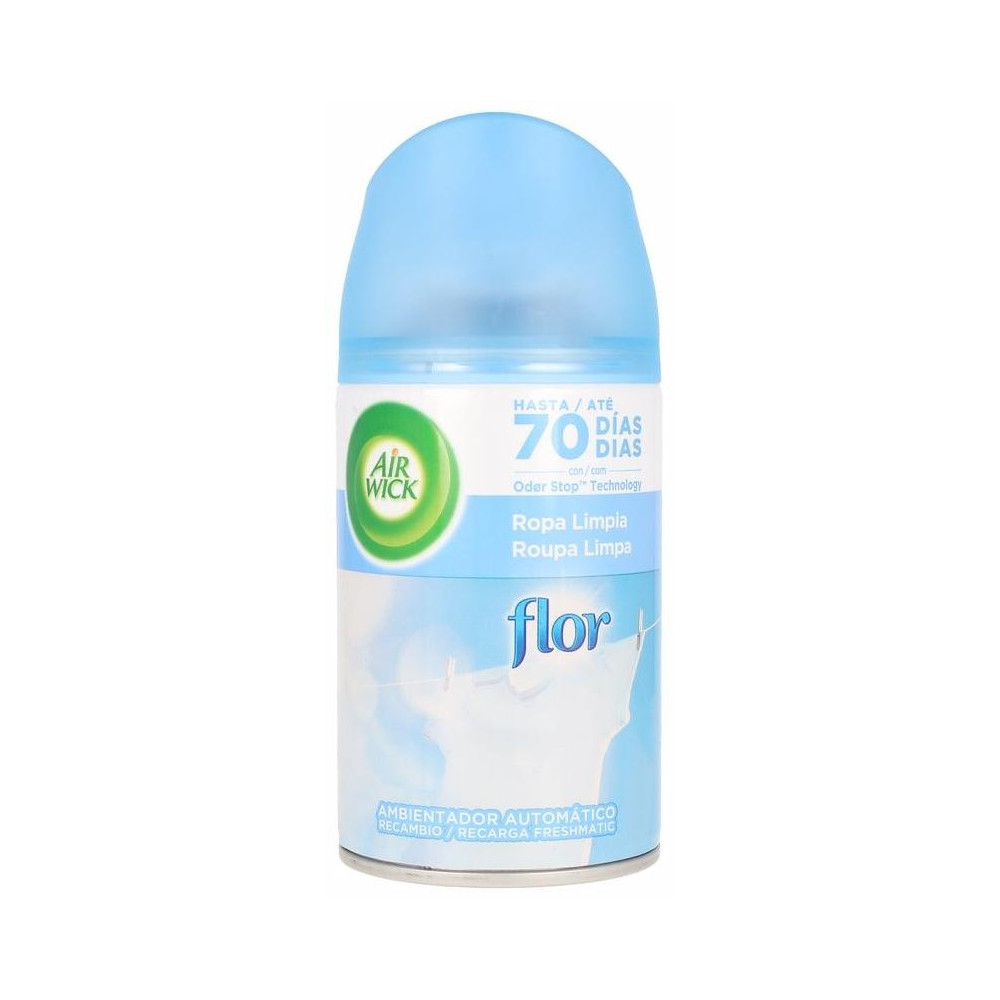 Air Wick Ambientador Automatico Ropa Limpia Flor Spray 250Ml