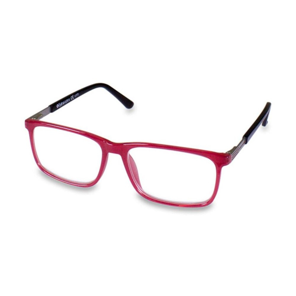 Farline Gafas Marsala Rojo 3.0 Dioptrías, 1 Unidad