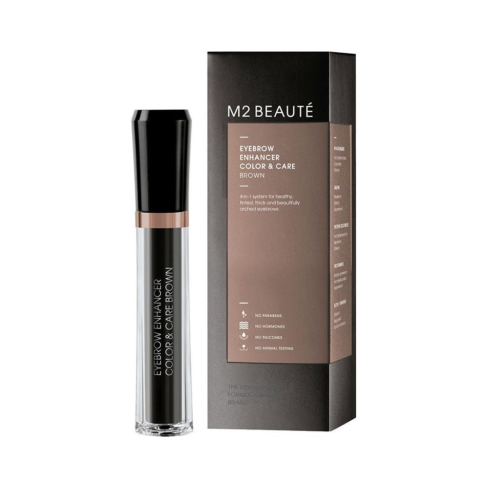 M2 Beauté Eyebrow Enhancer Color Y Care Brown 6Ml