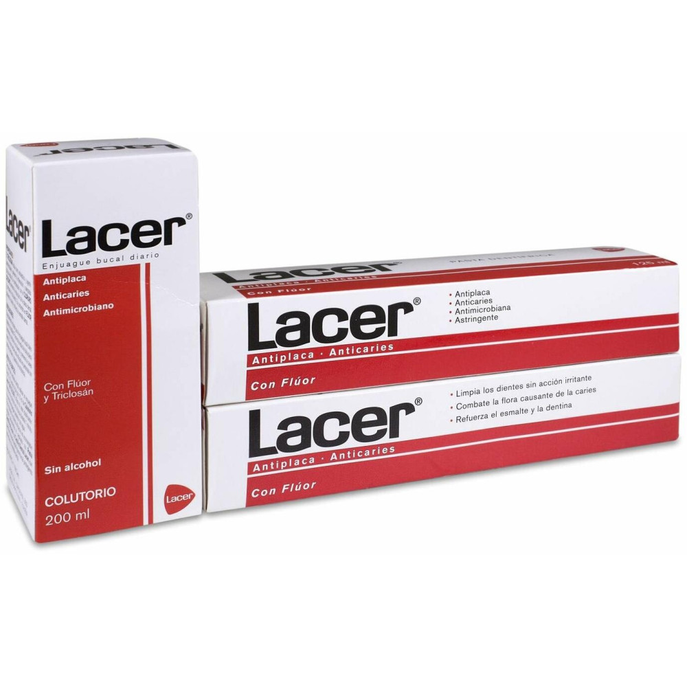 Lacer Pasta Dentífrica 2X125Ml + Colutorio 200Ml