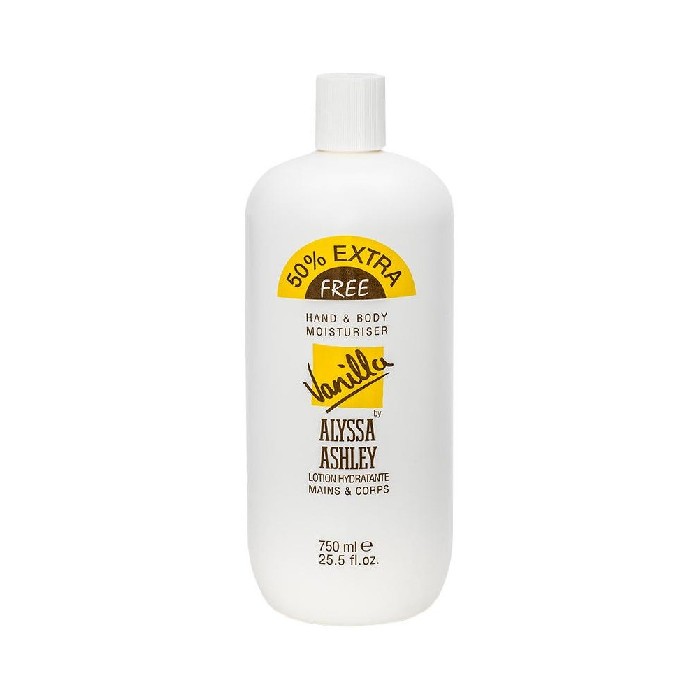 Alyssa Ashley Vanilla Hand And Body Moisturiser 750Ml