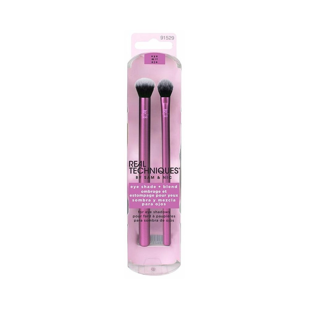 Real Techniques Kit Pinceles Eye Shade + Blend 2Uds