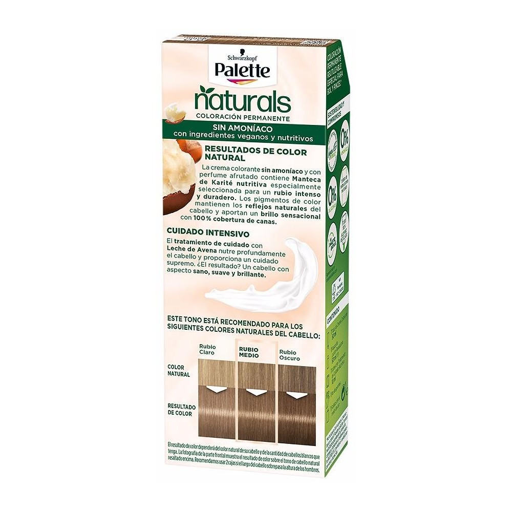 Schwarzkopf Palette Natural Tinte 6.0 Rubio Oscuro 1Ud