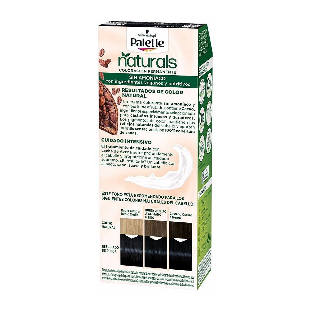Schwarzkopf Kit Tinte Palette Naturals 1.1 Negro Azulado