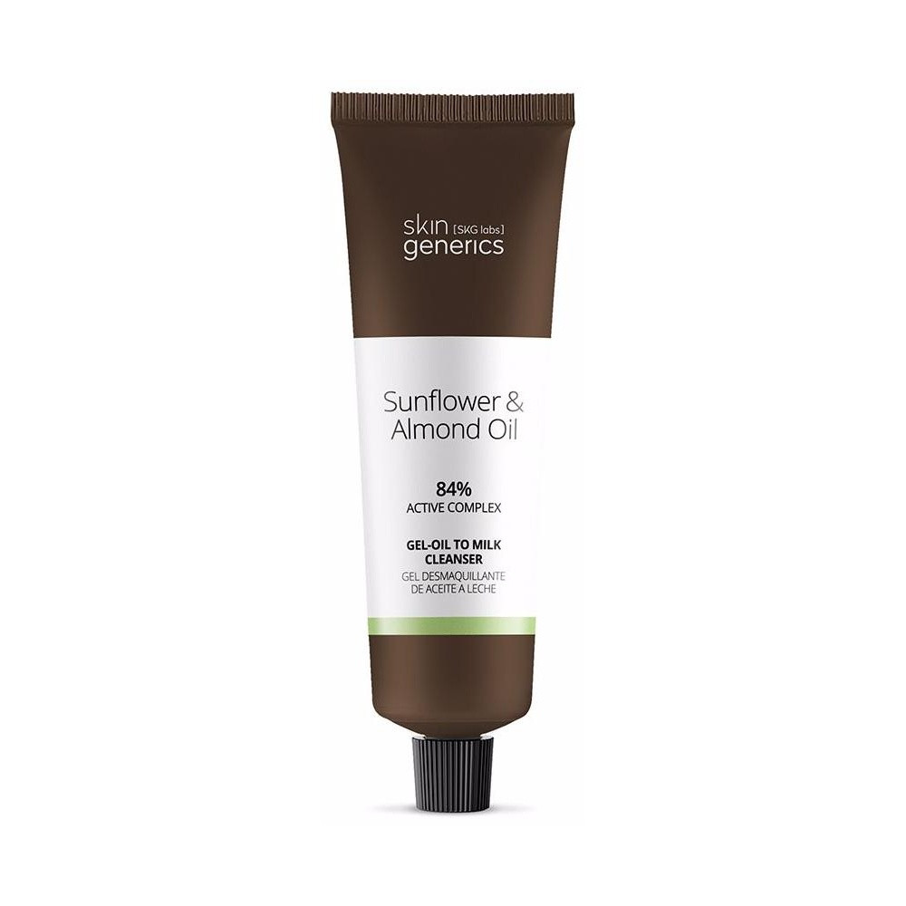 Skin Generics Sunflower 6 Almond Oil Gel-Oil To Milk Cleanser 100Ml