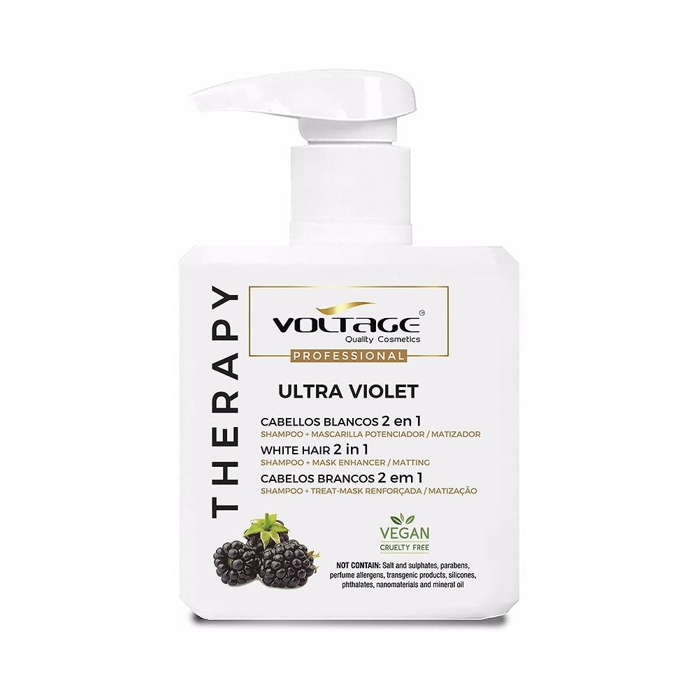 Therapy Ultra Violet Cabellos Blancos 2 En 1 Champú-Mascarilla 500 Ml