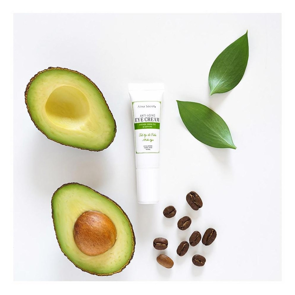 Eye Cream Antiedad Con Aguacate, Té Verde Y Cafeína 10 Ml