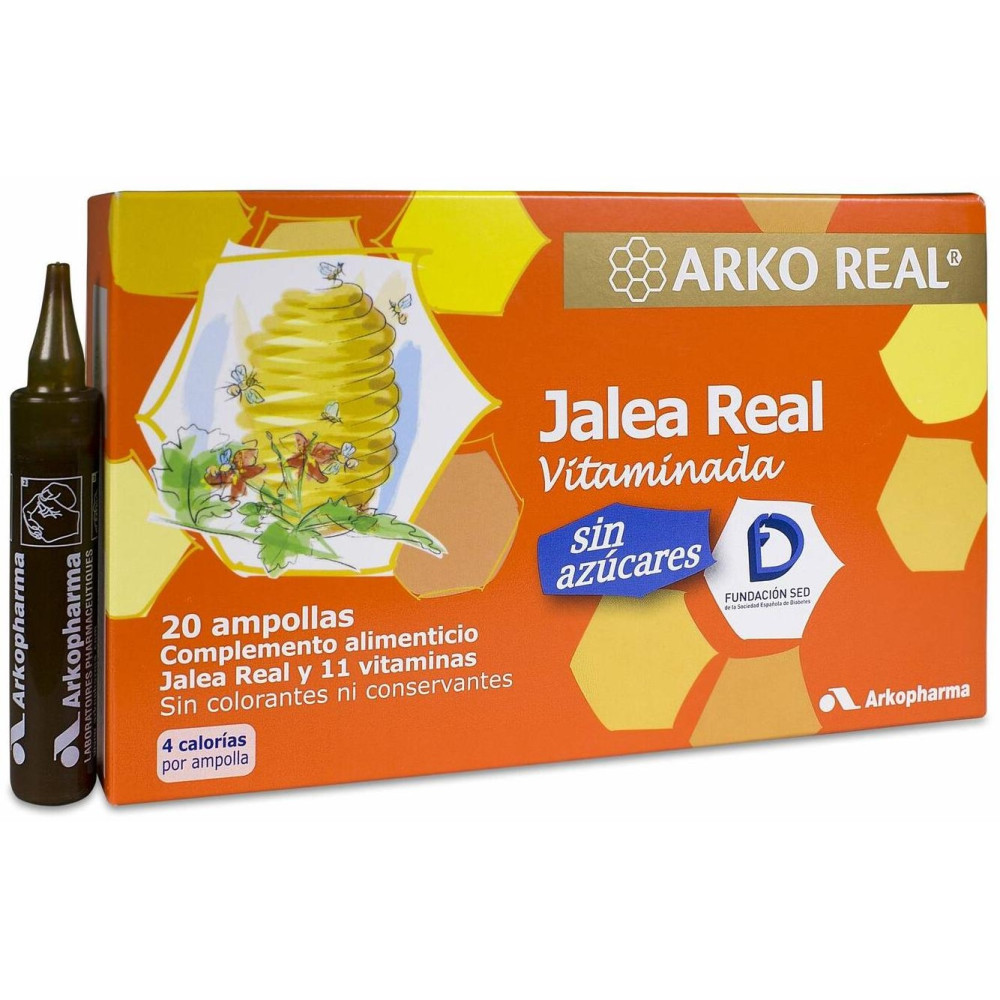 Arkopharma Arkoreal Jalea Real Sin Azúcares, 20 Ampollas