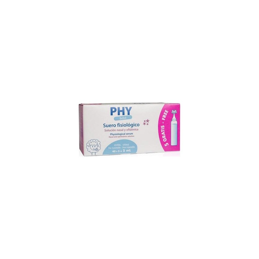 Suero Fisiologico Phy Bebe 40+5 Uds