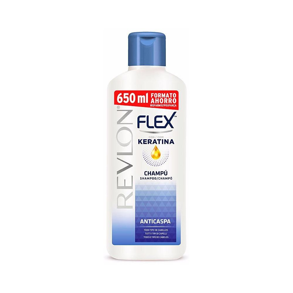 Revlon Flex Keratin Anti-Dandruff Shampoo All Hair Types 650Ml