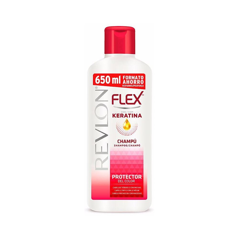 Revlon Flex Keratin Shampoo Dyed Y Highlighted Hair 650Ml