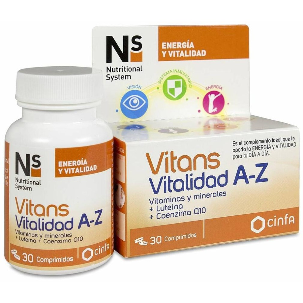 Ns Vitans Vitalidad A-Z, 30 Comprimidos
