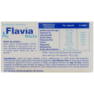 Flavia Nocta Menopausia 30 Cápsulas