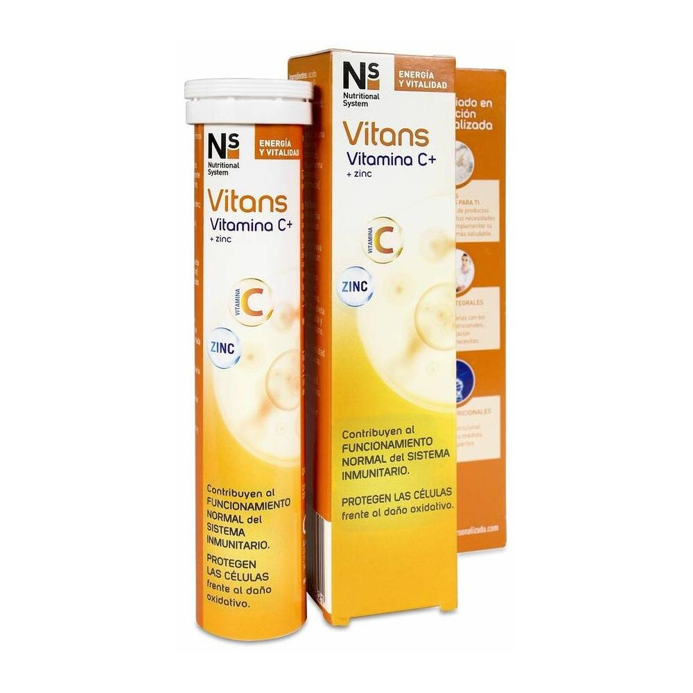 Ns Vitans Vitamina C+Zinc 20 Comp Eferv Limon