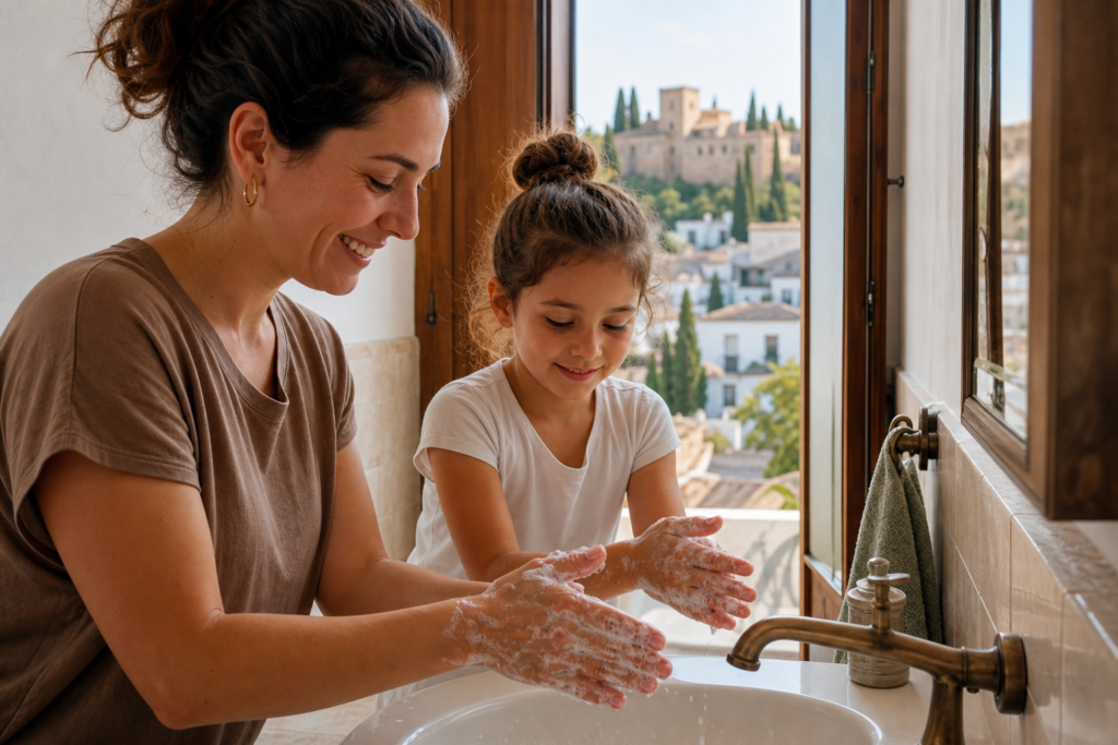 Lavado de manos correcto: guía práctica para familias al volver a la rutina