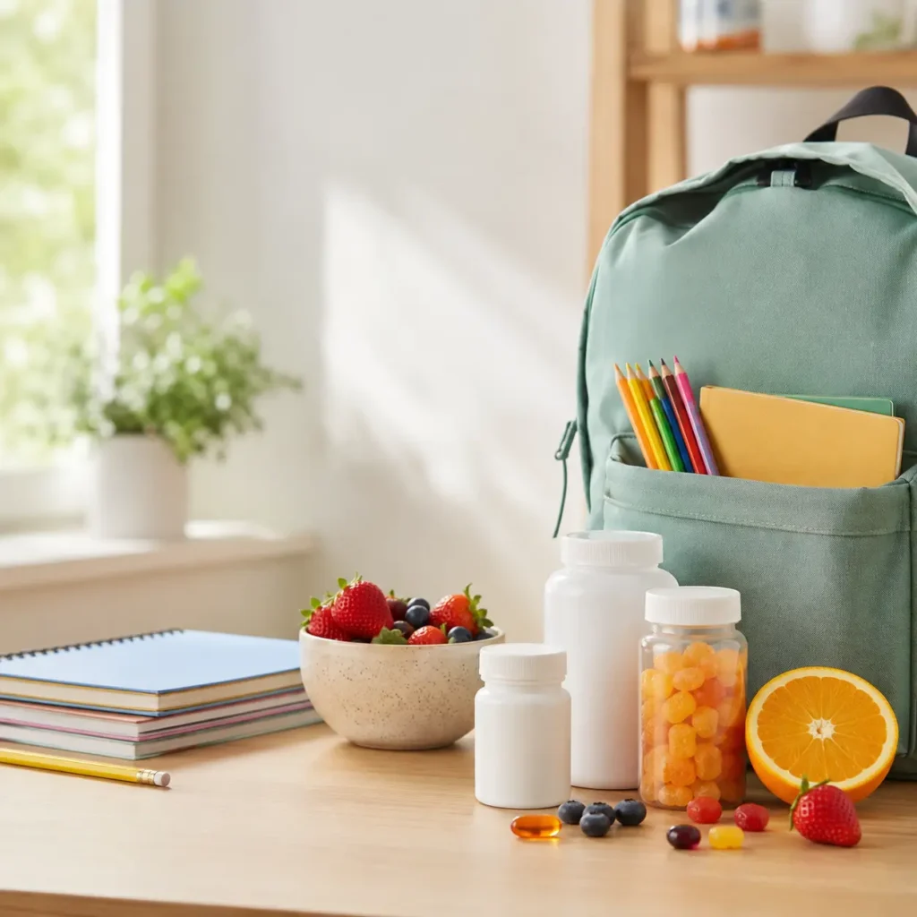 Vitaminas y defensas para la vuelta al cole